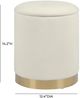 TOV Furniture Zoe Cream Chenille Storage Ottoman-2