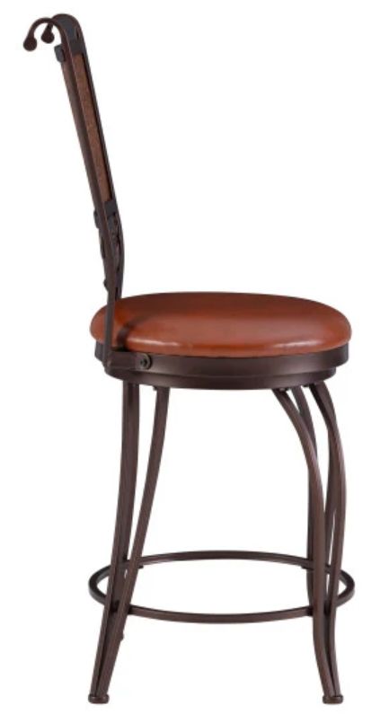 Powell® Bernet Bronze/Copper Stamped Counter Stool-3