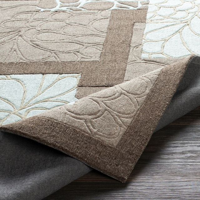 Surya Cosmopolitan Dark Brown 4'x6' Area Rug-4