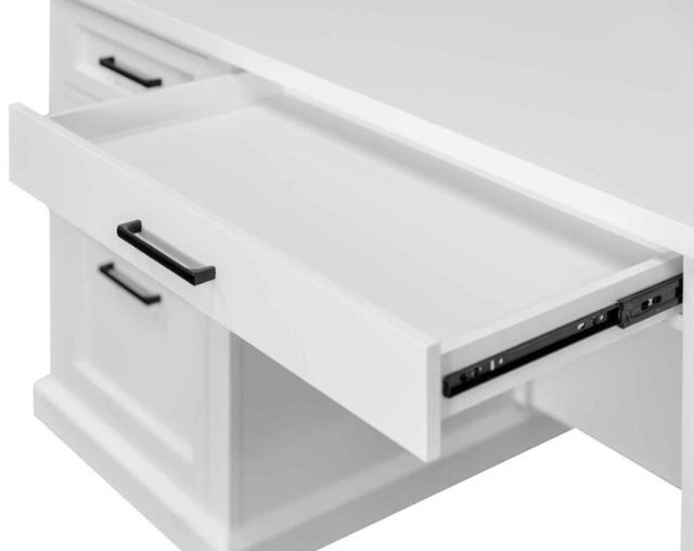 Martin Furniture Abby White Double Pedestal Desk-3