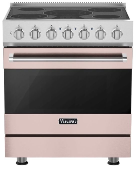 Viking® 3 Series 30" Blush Pro Style Electric Range-0