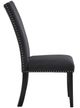 Global Furniture USA D03 Black Velvet Dining Chair-1