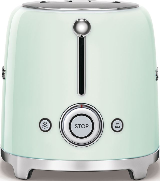 Mint Green Quigg Retro Toaster Smeg 50s Style TSF01EGMUK Matte