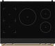 Thor Kitchen® Gordon Ramsay Collection 36" Black Pro Style Induction Range with Tilt Panel Touch Control and Bronze Trim-5