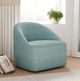 Jofran Inc. Lulu Teal Swivel Accent Chair-5