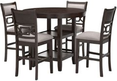 Signature Design by Ashley® Langwest 5-Piece Cherry Brown Counter Dining Set