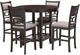 Signature Design by Ashley® Langwest 5-Piece Cherry Brown Counter Dining Set-0