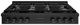 ZLINE Paramount 48" Black Stainless Steel Gas Cooktop-0