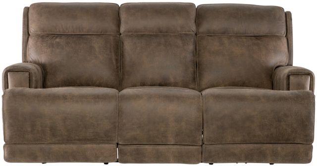 Hooker® Furniture MS Wheeler Seville Timber Leather Power Reclining Zero Gravity Sofa with Power Headrest-2