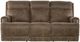Hooker® Furniture MS Wheeler Seville Timber Leather Power Reclining Zero Gravity Sofa with Power Headrest-2