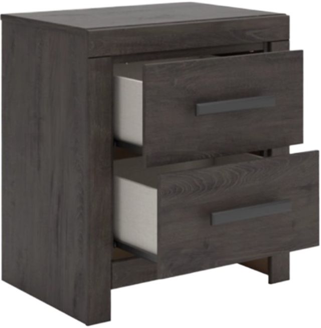 Signature Design by Ashley® Prendonea Charcoal Nightstand-2