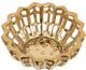 A & B Home Manzu Gold Decorative Bowl -1