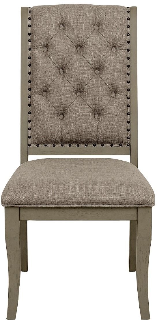 Homelegance® Vermillion Cream Side Chair-2