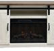 Million Dollar Frosted White Entertatinment Center with Heater-1