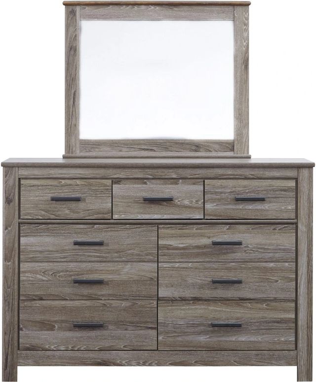 Signature Design by Ashley® Zelen Warm Gray Bedroom Mirror-2