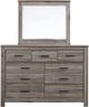 Signature Design by Ashley® Zelen Warm Gray Bedroom Mirror-2
