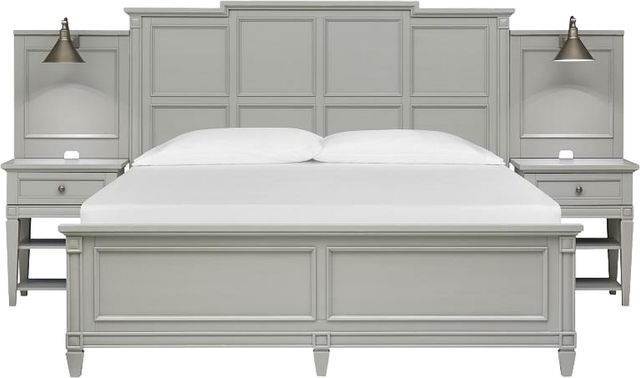 Magnussen Home® Glenbrook Pebble King Wall Panel Bed-2