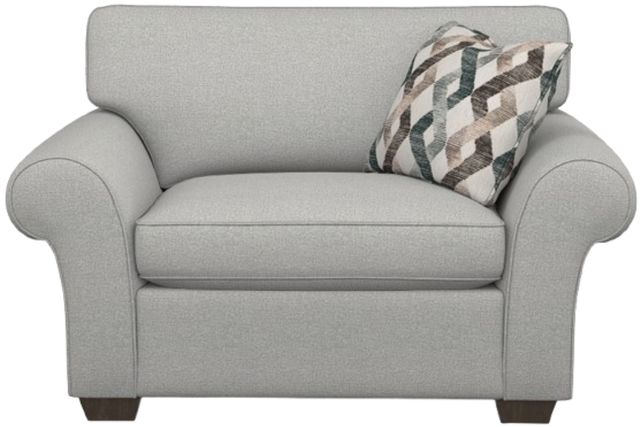 Flexsteel® Vail Silver Glacier Chair and a Half-1