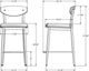 Amisco Customizable Hint Upholstered Counter Stool-2