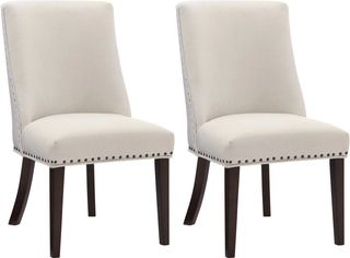 Powell® Auden 2-Piece Natural/Espresso Dining Chair Set
