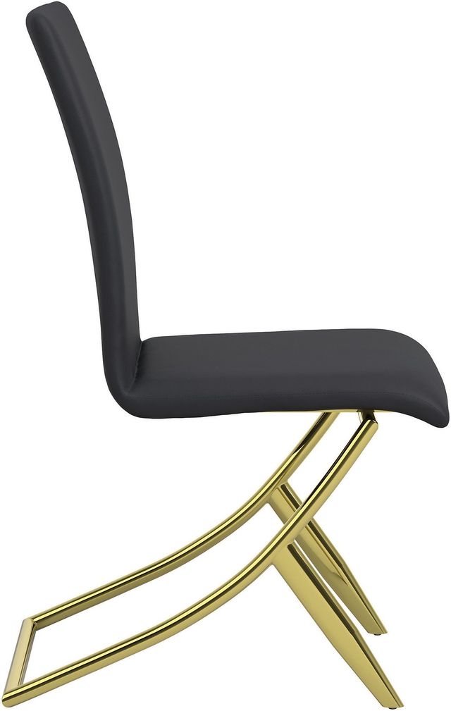 Coaster® Carmelia 4-Piece Black Side Chairs-2