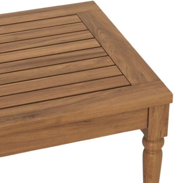 New Classic® Home Furnishings Savannah Light Brown Acacia Outdoor Coffee Table-3