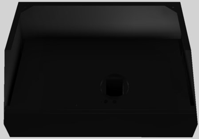 Vent-A-Hood® Designer Series 42" Black Wall Mounted Range Hood-1