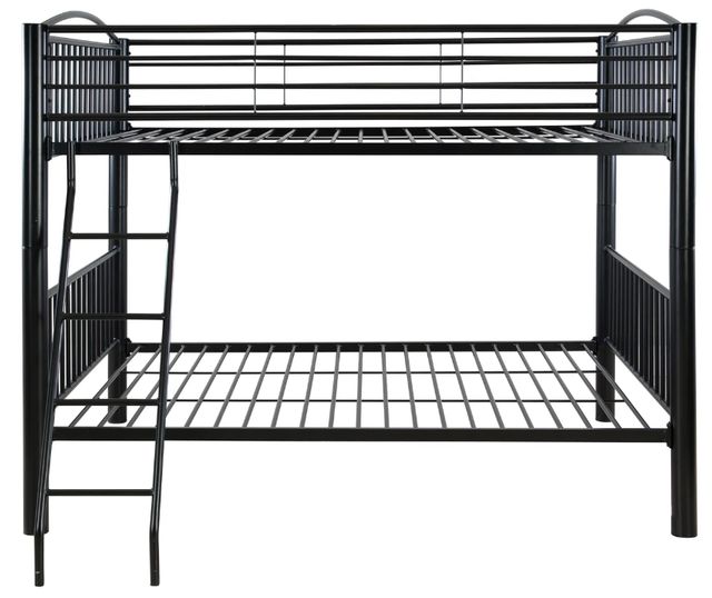 Powell® Heavy Metal Black Full/Full Bunk Bed-3