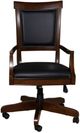 Liberty Furniture Brayton Manor Black/Cognac Jr Executive Desk Chair-2