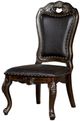 Furniture of America® Lombardy 2-Piece Dark Brown/Walnut Side Chair Set-2