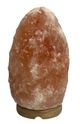 A & B Home Pink 4.5" Himalayan Salt Lamp with Wooden Base-0