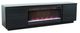 Legends Home Stardust Seal Skin Black 89" Fireplace TV Console-0