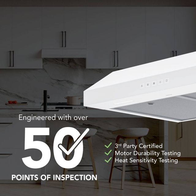 Broan® GLA2 Series 30" White Under Cabinet Range Hood-1