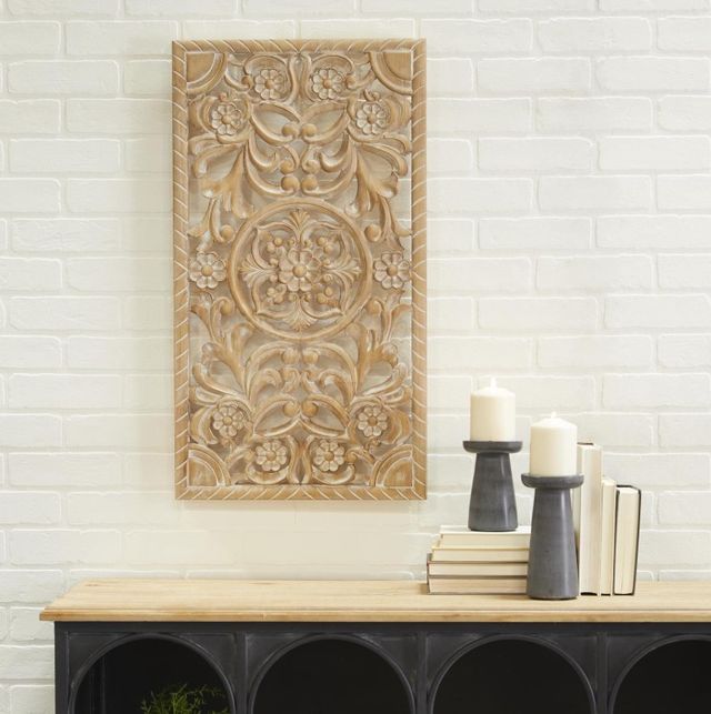 Deco Marche Brown 31" Wall Art Panel-3