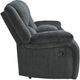 Signature Design by Ashley® Draycoll Slate Manual Reclining Loveseat with Console-2