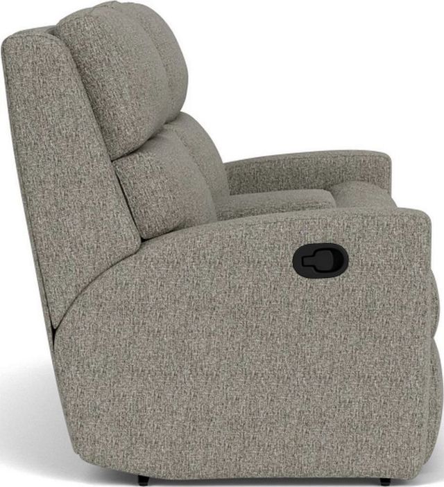 Flexsteel® Catalina Silver Slate Reclining Loveseat-1