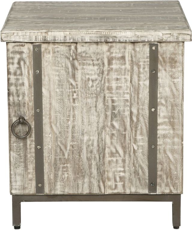 Signature Design by Ashley® Laddford Whitewash Accent Cabinet-1