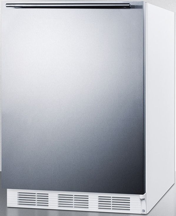 Summit® 24" 5.1 Cu. Ft. Stainless Steel Compact Refrigerator-1