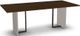 Amisco Customizable Zoel 84" Walnut Veneer Rectangular Table-4