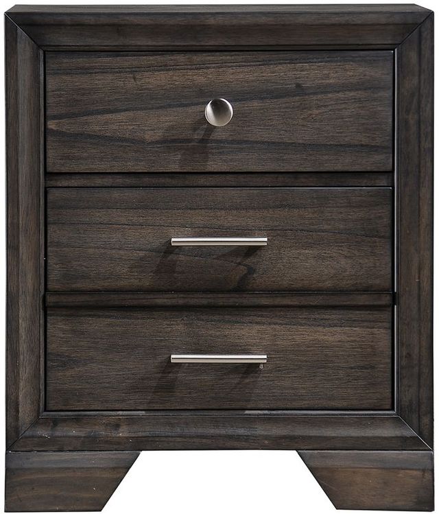 Crown Mark Jaymes Dark Brown Nightstand-2