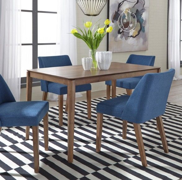 Liberty Furniture Space Savers Nido Blue/Satin Walnut Side Chair-2