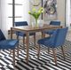 Liberty Furniture Space Savers Nido Blue/Satin Walnut Side Chair-2