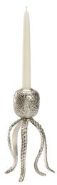 Wildwood Lamps Nickel Pacific Octupus Candleholder-0