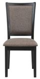New Classic® Home Furnishings Potomac 5-Piece Black/Brown Round Dining Table Set-4
