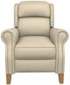 Best® Home Furnishings Customizable Joanna Power Tilt Headrest High Leg Recliner with Honey Birch Legs-1