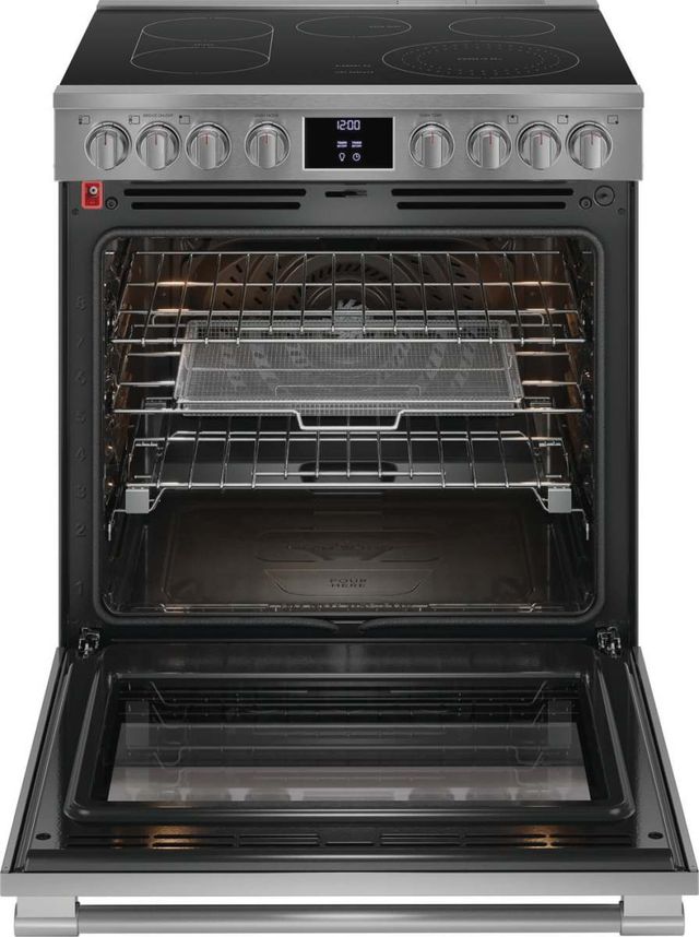Frigidaire Professional® 30" Smudge-Proof® Stainless Steel Freestanding Electric Range-1