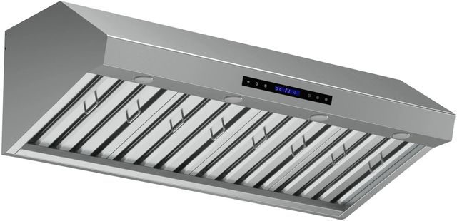 FORNO® Palazzo Alta Qualita 48" Stainless Steel Wall Mounted Range Hood-2