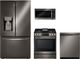 LG 4 Piece Black Stainless Steel Kitchen Package-0
