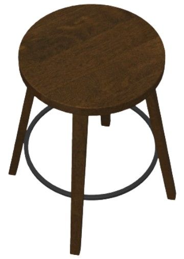 Amisco Customizable Walden Swivel Counter Stool-4