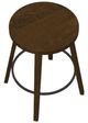 Amisco Customizable Walden Swivel Counter Stool with Wooden Seat-2